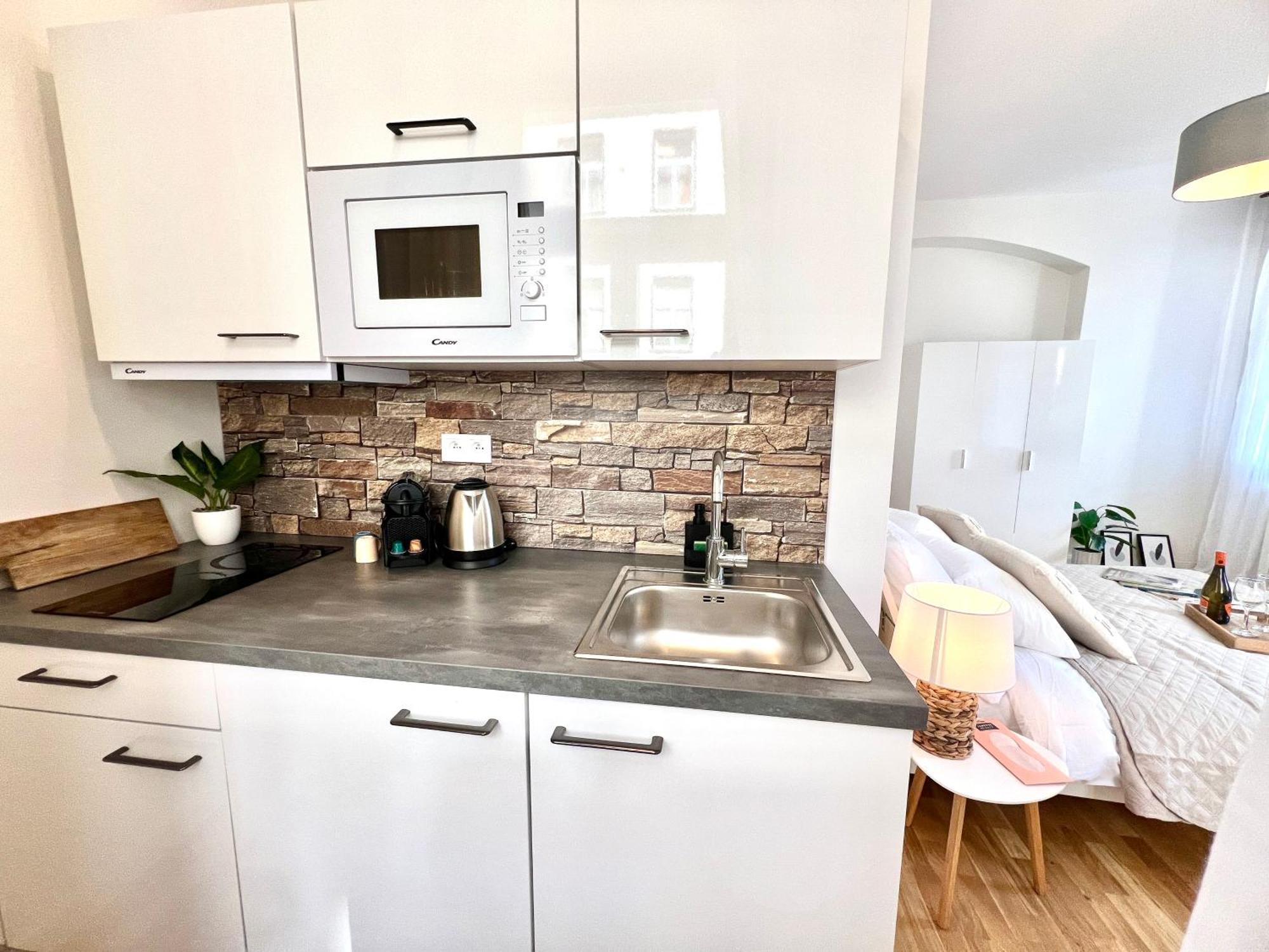 Treetess City Centre Prague Apartments Szoba fotó